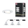 Paulmann Nova Coin 92455 LED Recessed Light Round 84 mm
