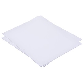 MECCANIXITY White ABS Plastic Sheet 10x8x0.08inch for Building Model, DIY Crafts, Panel, Pack of 2