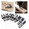 8Pcs Wood Plug Cutter Drill Bit Set, High Carbon Steel