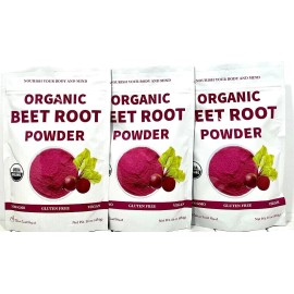 Chérie Sweet Heart Cherie Sweet Heart Certified Organic Raw Beet Root Powder 16oz(Pack of 3)~1/2027