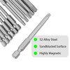 Evponk 11 Pcs Torx Security Screwdriver Bit Set 1/4" Hex