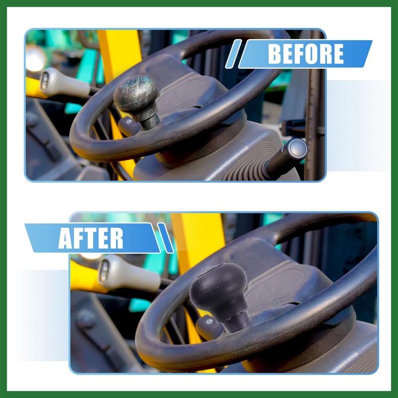 Motoforti 2pcs Steering Wheel Knob 8mm Screw Steering Wheel Knob