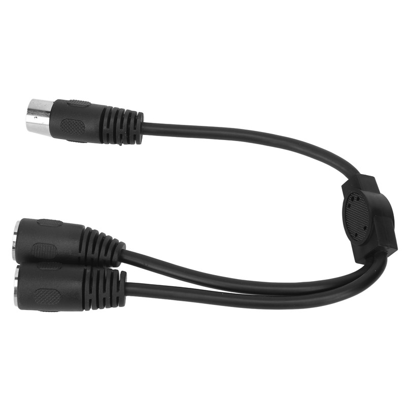 DIN 8 Pin Male to 2 DIN 8 Pin Female