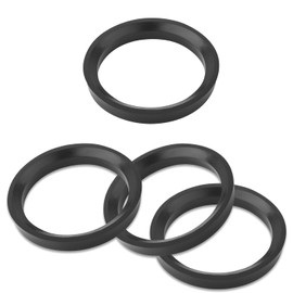 Centradores de Rin Anillos Centrados Universal para Coche Auto Camioneta SUV Sedan Hatchback Juego de 4 Piezas (Plástico, 57.1-67.1mm)