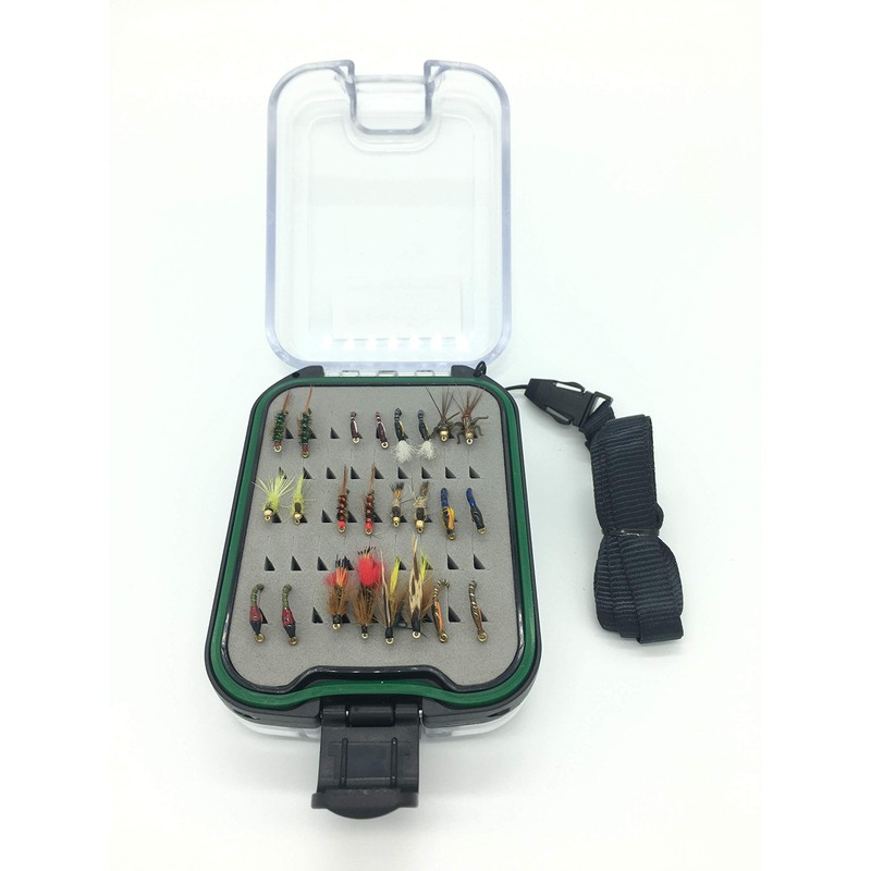BestCity Small waterproof double sided smart fly box with lanyard
