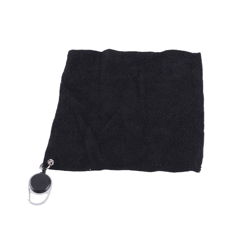 1 Pcs Double‑sided Plush Cotton Golf Club Cleaning Towel Cloth