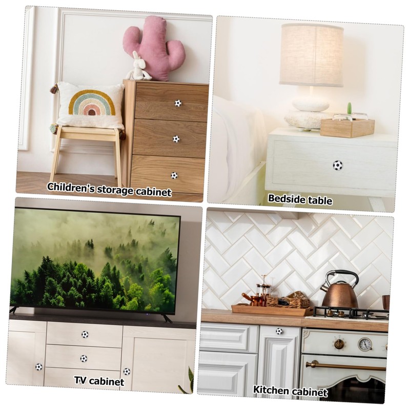 jojofuny Sets Round Drawer Handles for Boys and Girls Easy