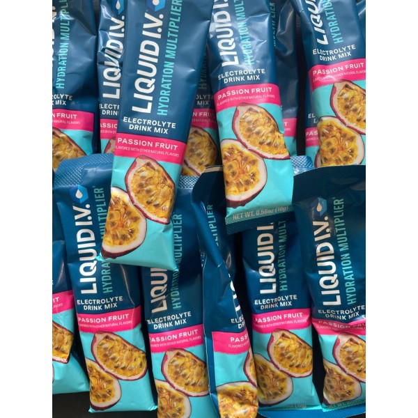 Liquid IV Hydration Multiplier Drink Mix Passion Fruit 30 Sticks
