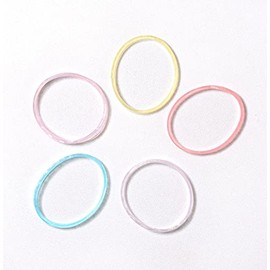 Youxuan Mini gomas elásticas para el pelo para niñas, 1000 unidades, multicolor