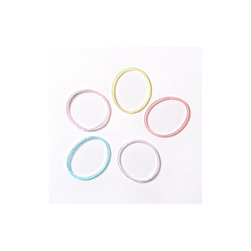 Youxuan Mini gomas elásticas para el pelo para niñas, 1000