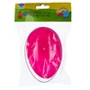 Large Fillable Clear Top Pink Bottom Plastic Easter Egg 5.1