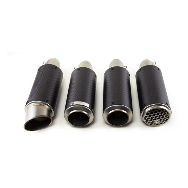 Slip-on 51mm 2" Universal Motorcycle Exhaust Muffler Pipe Tail Tips