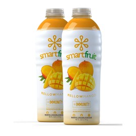 Smartfruit Mellow Mango + Immunity, 100% Real Fruit Purée, Non-GMO, No Additives, Vegan - 48 Fl. Oz - 2 Pack