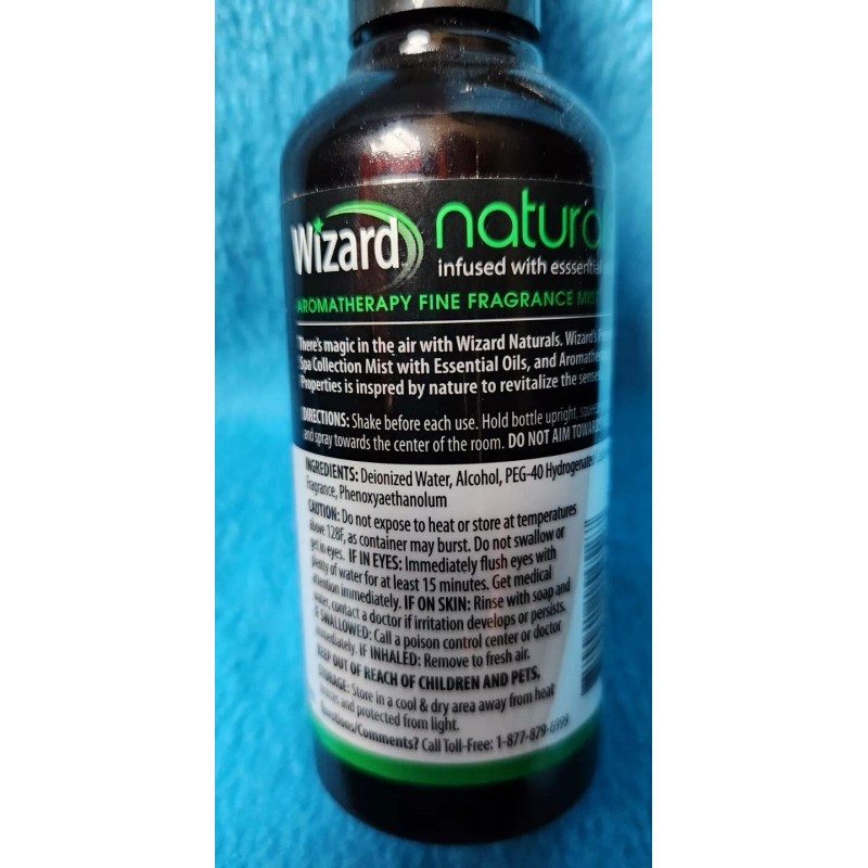 Wizard Naturals Infused Essential Oils Rosemary & Cinnamon Spray Aromatherapy