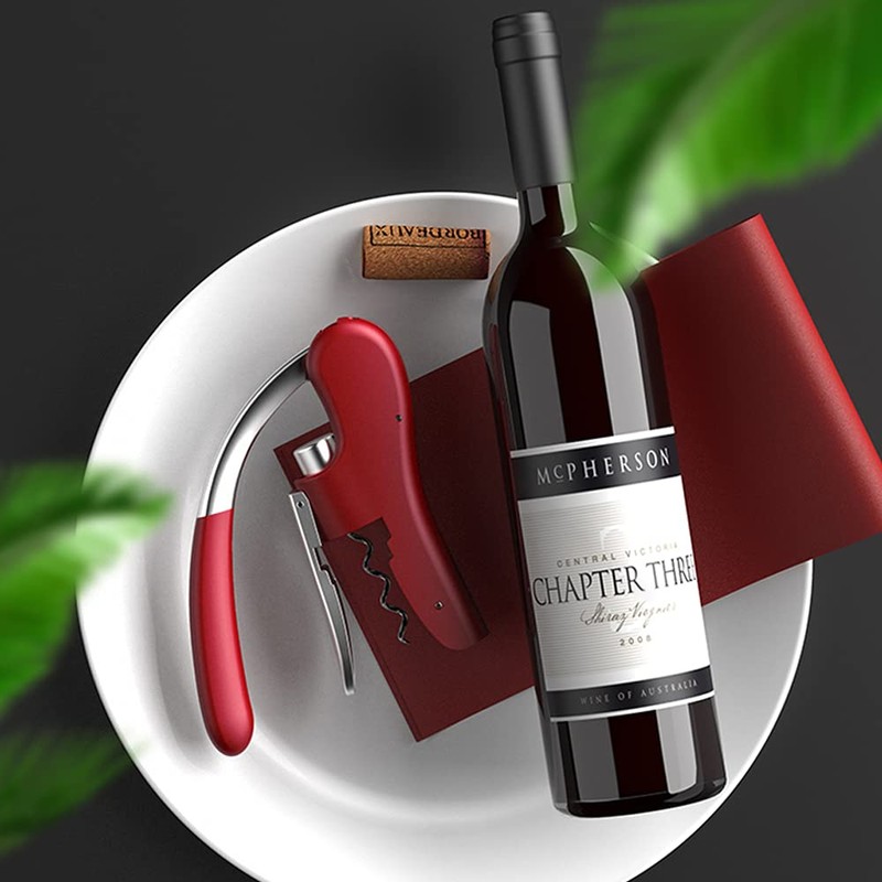 KEISSCO Wine Opener Vertical Lever Corkscrew Wine Bottle Opener with