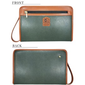 Bliss Leather 2nd Bag, Made in Japan, Toyooka Bag, For Weddings, Formal, Multifunctional, Includes Handle, Khaki