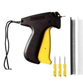 Ranes C Micro Stitch Gun for Clothes, Fabric Fastener Quick Clothing Fixer, Stitch Gun 3 Fine Needles,1000 Black &1000 White 4.4mm Fasteners