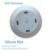 ONGHSD Silver Aluminum Alloy 360° Rotation Monitor Swivel Base, Wide