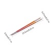 Reusable Stainless Steel Chopsticks,Dishwasher Safe , Easy to Use(2 PCS,Rose