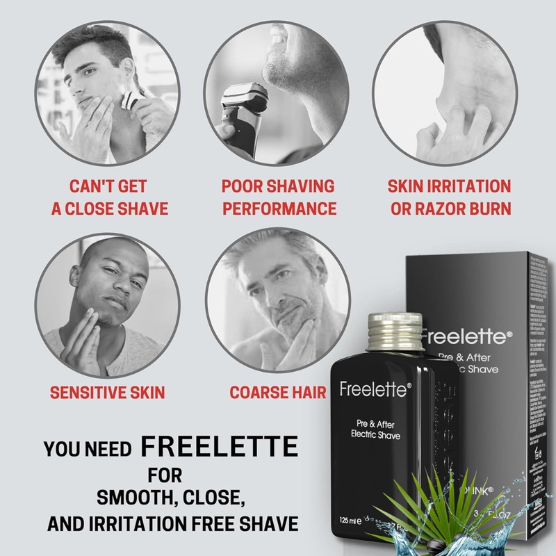 Pre Electric Shave After Shave Lotion Cream - Best For