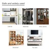 36pcs Sliver Cabinet Board Support Pegs, 3mm Metal Shelf Pins,Furniture