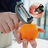 Fandcy Potato Apple Vegetable Peelers for Kitchen, Multifunctional 3-in-1 Peeler