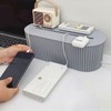 VIVIJOIE Outlet Box, Slim, White, Cable Box, Power Strip, Storage