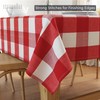 Encasa XO Cotton Table Cloth, Outdoor Dining Cover 140x180 cm