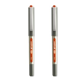 uni-ball EYE - UB-157 Rollerball Pens - 0.7mm Nib - Orange Ink - Pack of 2