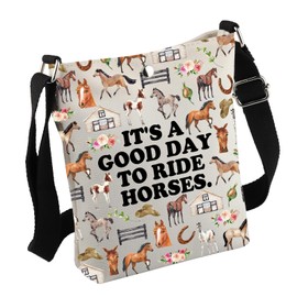 Funny Ride Horses Crossbody Bag Horse Lover Gift Horse Rider Gift Horse Owner Gift Equestrian Gift (HorsesBagCA)