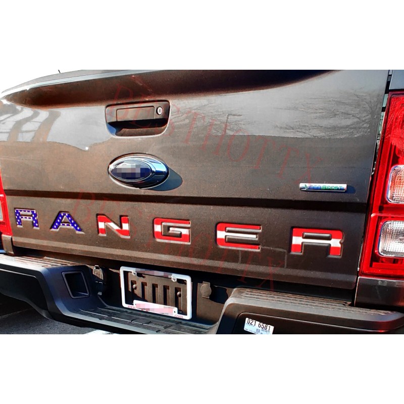 auto pro 0.1 in ABS Tailgate Insert Letters fits 2019-2023