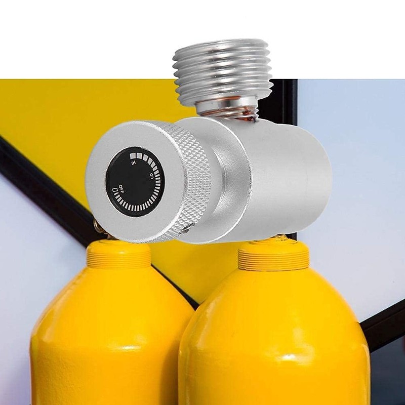 Jeffergarden CO2 Filler Tank Refill Adapter Connection Kit for SodaStream