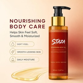 Aceite Corporal Nutritivo para Cuidado Diario con Dosificador 100 ml Aceite corporal de uso externo con dosificador para masaje y cuidado diario de la piel.