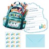BETESSIN Pack of 12 First Day at School Invitation Cards