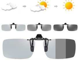 WONOLO Photochromic Polarised Clip On Flip Sunglasses Polarized Fishing Eyewear