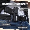 Low Profile Tactical Gun Belt - Raven - Adjustable Tactical