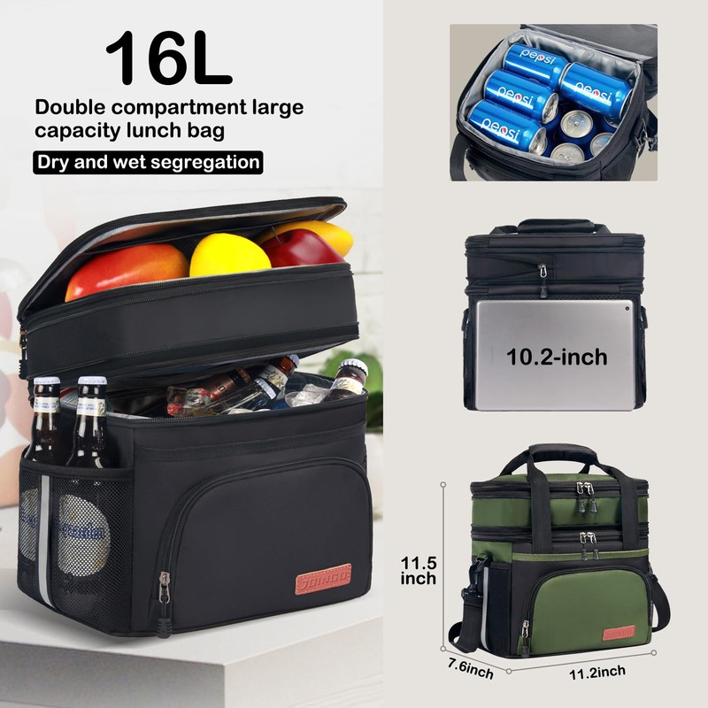 Tactical Lunch Box for Men & Women – Expandable 16L