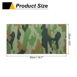 HARFINGTON Summer Cooling Neck Gaiter Sun Protection Face Mask Fishing Neck Gaiter Unisex Sunscreen Breathable Bandana for Hiking Outdoor Sports, Camo