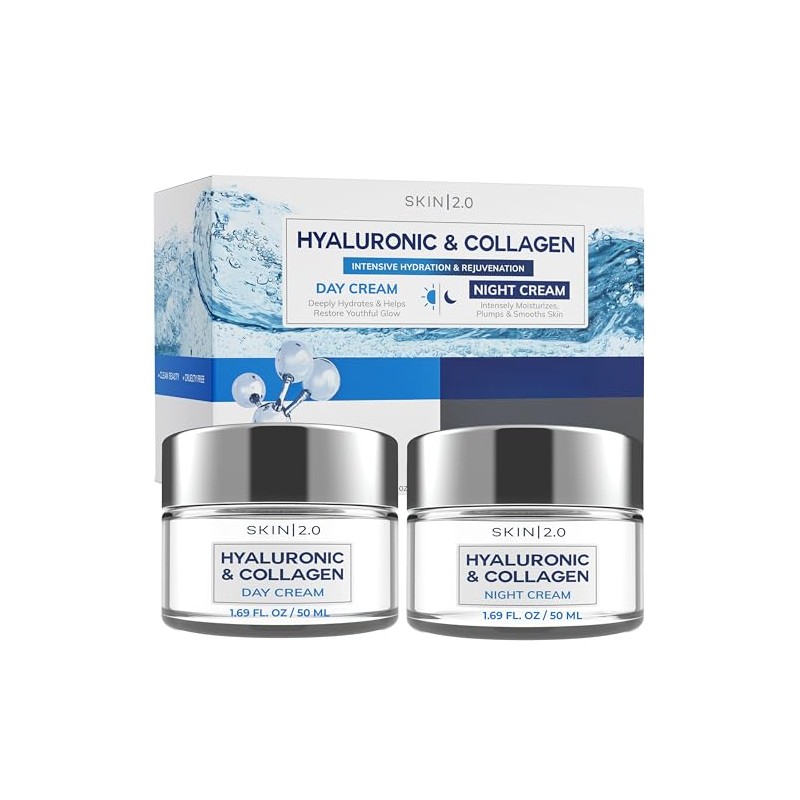 Skin Hidratante Facial Ácido Hialurónico Colágeno Crema Hidratación Profunda Reafirmante