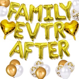 Family Ever After Balloons Banner Adoption Party Decorations Happy Adoption Day Decorations Adoption Decorations Adoption Day Gifts The Day I Got You Party Decoration