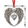 JUPPE Angel Wings Christmas Ornaments for Christmas Tree - Half