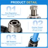 sourcing map 3pcs Air Flow Control Valve 6mm Tube OD