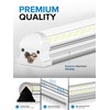 Super Bright 50W Led Shop Lights 4FT 10-Pack 5000K 7500LM