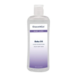 Dukal Dawn Mist Baby Oil with Dispensing Cap, 16 oz. Bottle (Pack of 1)
