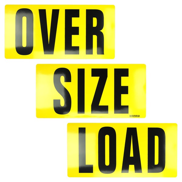 Oversize Warning Products - Magnetic Over Size Load Sign 3