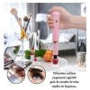 Agitador De Pegamento De Pestañas Eléctrico Portátil Rosa