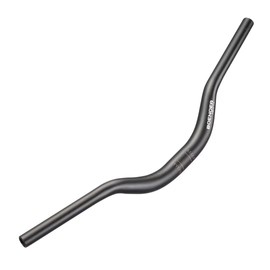 Boenoea Bike Riser Handlebar 25.4/31.8mm Length 620mm Aluminum Alloy Riser Bar(50mm 90mm 120mm), Black