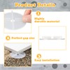 FoldTier 100 Pcs 1/8" Tile Spacers Plastic Tile Spacers Cross
