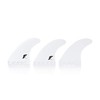 Futures F6 Thermotech Thruster Medium Surfboard Fins - White -