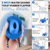 Saillong Universal Toilet Flusher Replacement Kit, Fill Valve, 2-Inch Flapper,